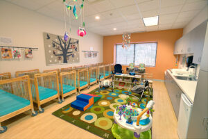 Infant classroom at Strong Start Early Learning Center