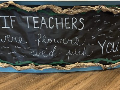 a display at one of our daycare centers