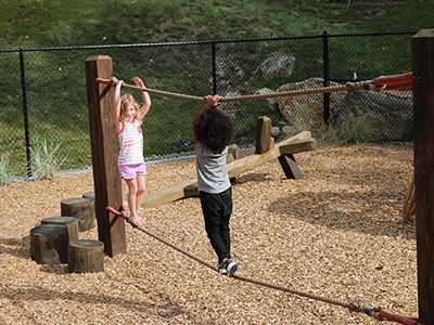 children playing on one of our playgrounds