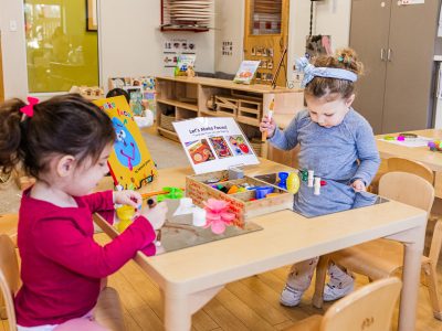 art project at our Trumbull daycare center